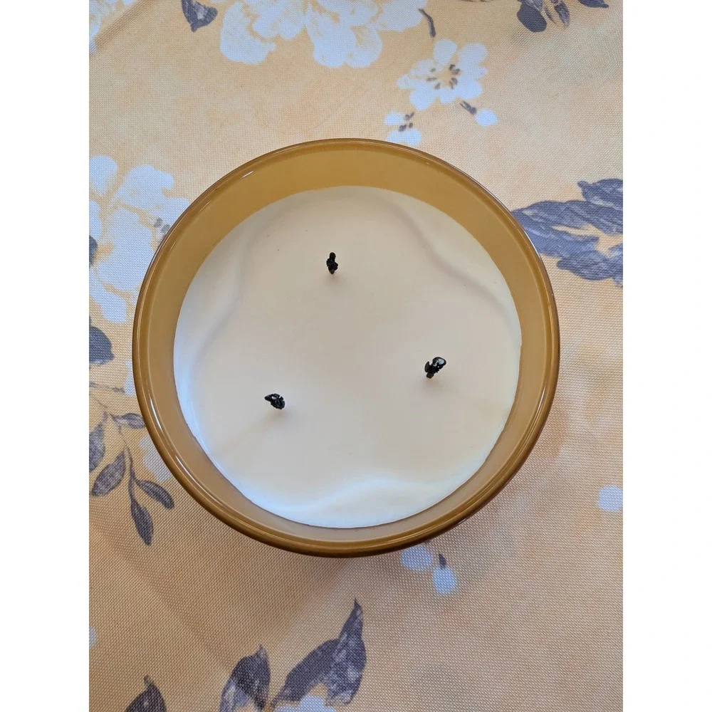 Hobby Lobby No. 36 Italian Bergamot & Cashmere 3-Wick Candle‎ - Burned Once